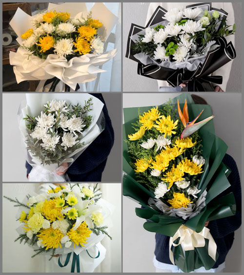 辽宁鞍山台安县高力房镇白事花束代送